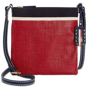 Tommy Hilfiger Red Red Blue Sling Bag
